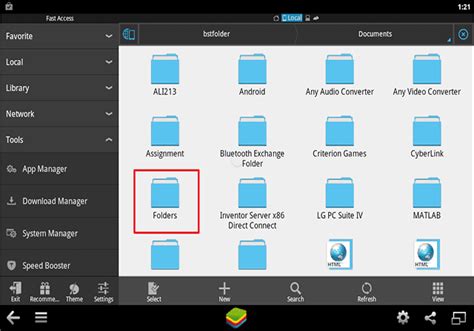 how to find bluestacks files in pc